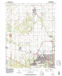 Dunlap Illinois Historical topographic map, 1:24000 scale, 7.5 X 7.5 Minute, Year 1996