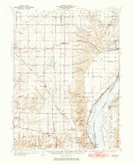 Dunlap Illinois Historical topographic map, 1:62500 scale, 15 X 15 Minute, Year 1933