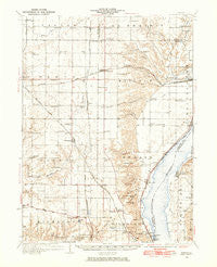 Dunlap Illinois Historical topographic map, 1:62500 scale, 15 X 15 Minute, Year 1933