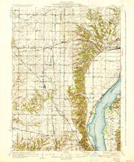 Dunlap Illinois Historical topographic map, 1:62500 scale, 15 X 15 Minute, Year 1937