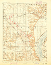 Dunlap Illinois Historical topographic map, 1:62500 scale, 15 X 15 Minute, Year 1893
