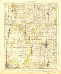 Duquoin Illinois Historical topographic map, 1:62500 scale, 15 X 15 Minute, Year 1926