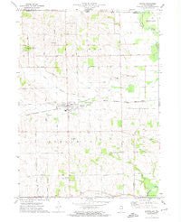 Durand Illinois Historical topographic map, 1:24000 scale, 7.5 X 7.5 Minute, Year 1971