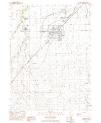 Dwight Illinois Historical topographic map, 1:24000 scale, 7.5 X 7.5 Minute, Year 1983