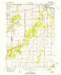 Dyer Indiana Historical topographic map, 1:24000 scale, 7.5 X 7.5 Minute, Year 1953