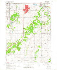 Dyer Indiana Historical topographic map, 1:24000 scale, 7.5 X 7.5 Minute, Year 1962