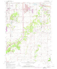 Dyer Indiana Historical topographic map, 1:24000 scale, 7.5 X 7.5 Minute, Year 1962