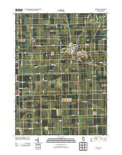 Earlville Illinois Historical topographic map, 1:24000 scale, 7.5 X 7.5 Minute, Year 2012