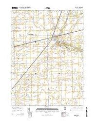Earlville Illinois Current topographic map, 1:24000 scale, 7.5 X 7.5 Minute, Year 2015