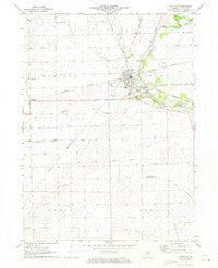 Earlville Illinois Historical topographic map, 1:24000 scale, 7.5 X 7.5 Minute, Year 1971