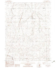 East Lynn Illinois Historical topographic map, 1:24000 scale, 7.5 X 7.5 Minute, Year 1982