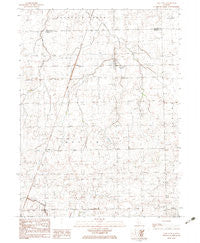 East Lynn Illinois Historical topographic map, 1:24000 scale, 7.5 X 7.5 Minute, Year 1982
