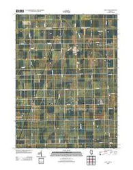 East Lynn Illinois Historical topographic map, 1:24000 scale, 7.5 X 7.5 Minute, Year 2012