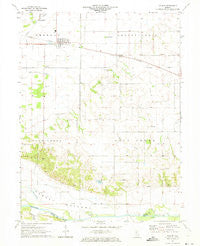 Easton Illinois Historical topographic map, 1:24000 scale, 7.5 X 7.5 Minute, Year 1971