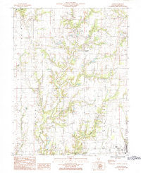 Eaton Illinois Historical topographic map, 1:24000 scale, 7.5 X 7.5 Minute, Year 1985