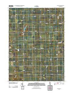 Edelstein Illinois Historical topographic map, 1:24000 scale, 7.5 X 7.5 Minute, Year 2012