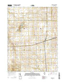 Edelstein Illinois Current topographic map, 1:24000 scale, 7.5 X 7.5 Minute, Year 2015