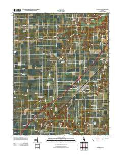 Edgewood Illinois Historical topographic map, 1:24000 scale, 7.5 X 7.5 Minute, Year 2012