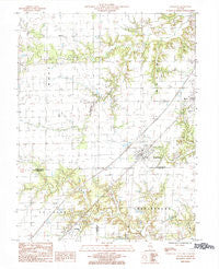 Edgewood Illinois Historical topographic map, 1:24000 scale, 7.5 X 7.5 Minute, Year 1985