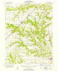 Edgewood Illinois Historical topographic map, 1:62500 scale, 15 X 15 Minute, Year 1956