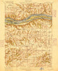 Edgington Illinois Historical topographic map, 1:62500 scale, 15 X 15 Minute, Year 1916