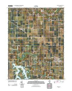 Edinburg Illinois Historical topographic map, 1:24000 scale, 7.5 X 7.5 Minute, Year 2012