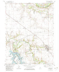 Edinburg Illinois Historical topographic map, 1:24000 scale, 7.5 X 7.5 Minute, Year 1982
