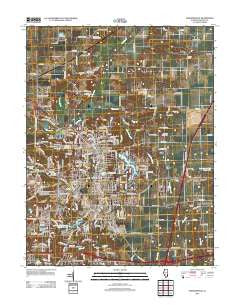 Edwardsville Illinois Historical topographic map, 1:24000 scale, 7.5 X 7.5 Minute, Year 2012
