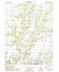Effingham North Illinois Historical topographic map, 1:24000 scale, 7.5 X 7.5 Minute, Year 1985