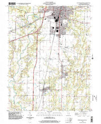 Effingham South Illinois Historical topographic map, 1:24000 scale, 7.5 X 7.5 Minute, Year 1998