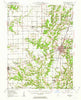 Effingham Illinois Historical topographic map, 1:62500 scale, 15 X 15 Minute, Year 1950