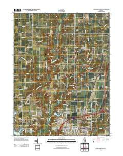 Effingham North Illinois Historical topographic map, 1:24000 scale, 7.5 X 7.5 Minute, Year 2012