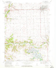 El Paso Illinois Historical topographic map, 1:24000 scale, 7.5 X 7.5 Minute, Year 1970