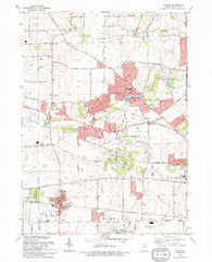 Elburn Illinois Historical topographic map, 1:24000 scale, 7.5 X 7.5 Minute, Year 1993