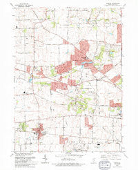 Elburn Illinois Historical topographic map, 1:24000 scale, 7.5 X 7.5 Minute, Year 1993