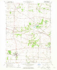Elburn Illinois Historical topographic map, 1:24000 scale, 7.5 X 7.5 Minute, Year 1964