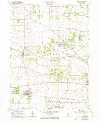 Elburn Illinois Historical topographic map, 1:24000 scale, 7.5 X 7.5 Minute, Year 1964