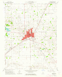 Eldorado Illinois Historical topographic map, 1:24000 scale, 7.5 X 7.5 Minute, Year 1963