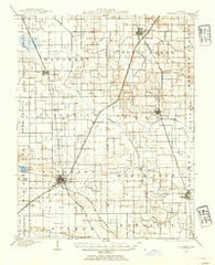 Eldorado Illinois Historical topographic map, 1:62500 scale, 15 X 15 Minute, Year 1905