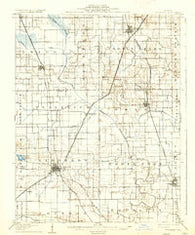 Eldorado Illinois Historical topographic map, 1:62500 scale, 15 X 15 Minute, Year 1906