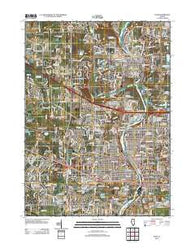 Elgin Illinois Historical topographic map, 1:24000 scale, 7.5 X 7.5 Minute, Year 2012