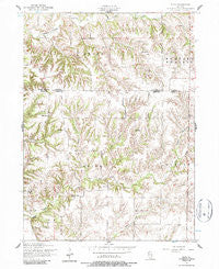 Eliza Illinois Historical topographic map, 1:24000 scale, 7.5 X 7.5 Minute, Year 1953