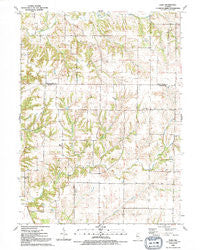 Eliza Illinois Historical topographic map, 1:24000 scale, 7.5 X 7.5 Minute, Year 1991