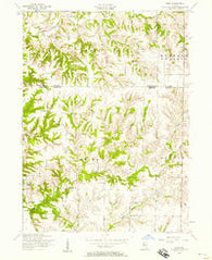 Eliza Illinois Historical topographic map, 1:24000 scale, 7.5 X 7.5 Minute, Year 1953