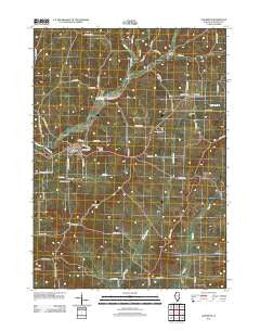 Elizabeth Illinois Historical topographic map, 1:24000 scale, 7.5 X 7.5 Minute, Year 2012