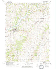 Elizabeth Illinois Historical topographic map, 1:24000 scale, 7.5 X 7.5 Minute, Year 1968