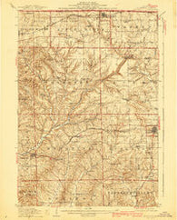 Elizabeth Illinois Historical topographic map, 1:62500 scale, 15 X 15 Minute, Year 1911