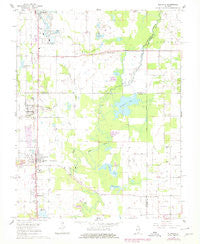 Elkville Illinois Historical topographic map, 1:24000 scale, 7.5 X 7.5 Minute, Year 1968