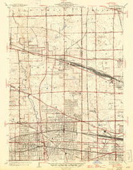 Elmhurst Illinois Historical topographic map, 1:24000 scale, 7.5 X 7.5 Minute, Year 1928