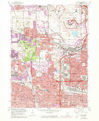 Elmhurst Illinois Historical topographic map, 1:24000 scale, 7.5 X 7.5 Minute, Year 1963